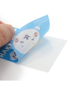 Mother garden しろたん ステッカー 5×7cm 3枚セット 《【A】しろたん柄 3枚セット》 《【B】しろたん＆らっこいぬ 3枚セット》