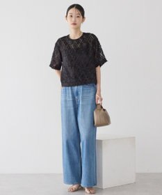 AMERICAN HOLIC フリンジジャガードブラウス