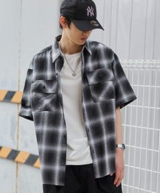 WEGO オンブレチェックシャツ（SS）