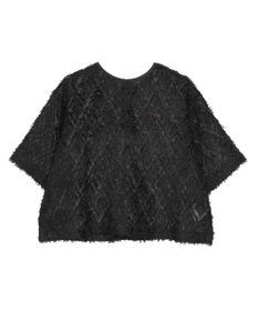 AMERICAN HOLIC フリンジジャガードブラウス