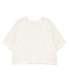 AMERICAN HOLIC フリンジジャガードブラウス