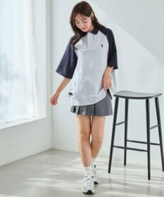 WEGO 【ユニセックス着用ITEM/MLサイズ展開】別注USPOLO　ヘビーウェイトポロT