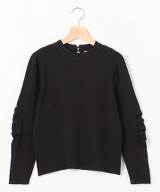 組曲 Elena フリルスリーブ ニットプルオーバー