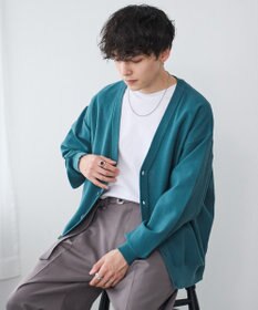 WEGO 【ユニセックス着用ITEM/紫外線対策/冷房対策】オーバーフィットドライタッチカーディガン