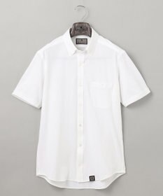 GOTAIRIKU 【吸汗速乾】クールマックス鹿の子 半袖ビズシャツ_ボタンダウン