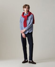 J.PRESS MEN ストレッチ コットンネルシャツ