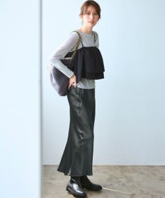 23区 【洗える】マルチタフタ ビスチェ