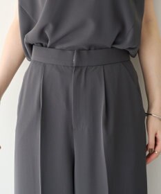 YECCA VECCA 【接触冷感】COOLスリットワイドパンツ