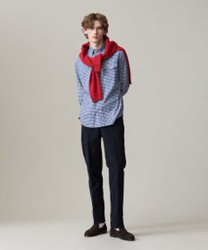 J.PRESS MEN ストレッチ コットンネルシャツ