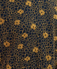 muuc 【手刺繍のような刺繍が美しい】ハイドランジア 切り替えパンツ