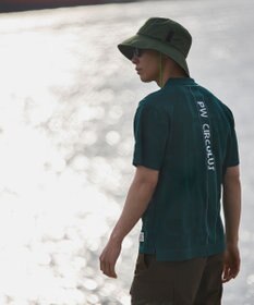 PW CIRCULUS 【手洗い可能】【UNISEX】ニットメッシュポロ ゴルフ
