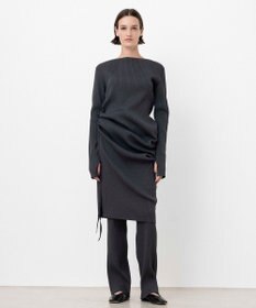 NAVE 【ReNAVE・洗える】スポンディッシュワイドリブワンピース