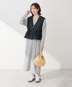 Green Parks ＳＥＴ２点シアーナイロンベスト＋リブワンピース