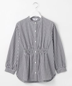 J.PRESS LADIES S 【洗える・接触冷感・UVケア】エステネージュストライプ シャーリング  ブラウス