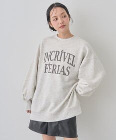 earth music&ecology アソートロゴルーズスウェット