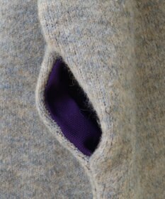 AMERICAN HOLIC ブークレＷフェイスＶネックニットカーディガン