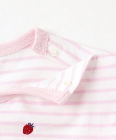 組曲 KIDS 【80-100㎝】 フルーティーボーダーTシャツ