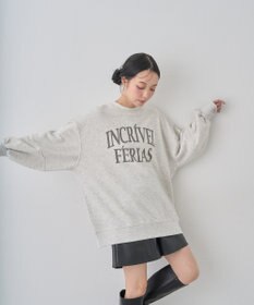 earth music&ecology アソートロゴルーズスウェット