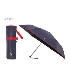 MOONBAT POLO RALPH LAUREN（ポロ ラルフローレン）晴雨兼用日傘 バイカラー 遮光率100% 遮熱 UV