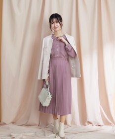 Tiaclasse 【洗える】ワッフルピケジャケット