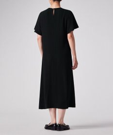 Paul Smith バックサテン ジョーゼット ワンピース