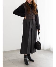 Te chichi スラブヤーンニットベスト