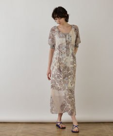 GRACE CONTINENTAL スカーフプリントドレス