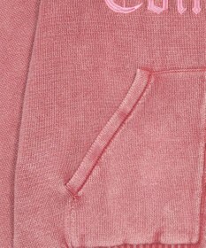 WEGO 【ユニセックス着用ITEM】ブリーチニットグラフィックZIPパーカー