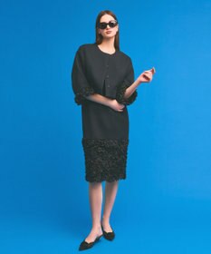 GRACE CONTINENTAL フラワーチュール切替ドレス