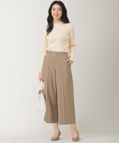 ANY SIS 【洗える】ネックパール調リブ ニット