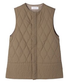 Green Parks ヒョウタンキルトミドル丈ベスト