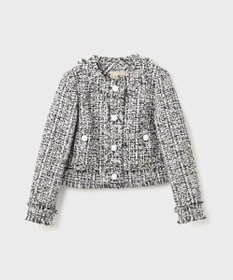 GRACE CONTINENTAL フリンジツイードジャケット