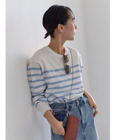 Te chichi ボーダーボックスシルエットプルオーバー