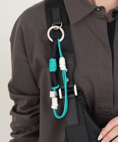 russet ［ノットモチーフ×メタルパーツ］パラコードバッグチャーム（Z-224）