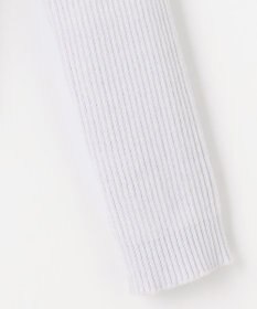 Feroux 【洗える】パフスリーブラメ ニット