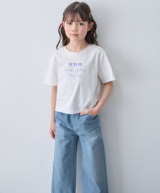 ANY KIDS 【2点セット】Tシャツ×レース キャミソールチュニック