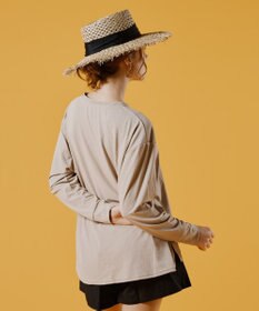 San-ai Resort（三愛水着楽園） WEB限定【紫外線カット(UPF50＋)】リブ素材ラッシュガード付 4点セット水着