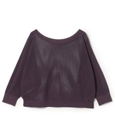 Chacott Chacott BALANCE【ノーソイングニット】７分袖メッシュニットＴシャツ