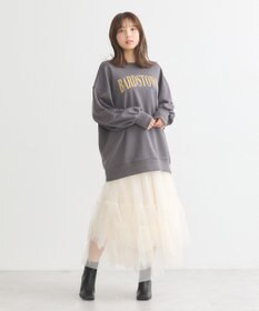 earth music&ecology アソートロゴルーズスウェット