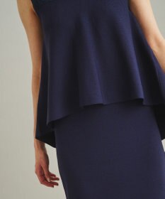 GRACE CONTINENTAL フラワーコードニットトップ