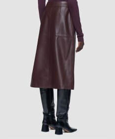 JOSEPH ナッパレザーセーヴル　スカート　