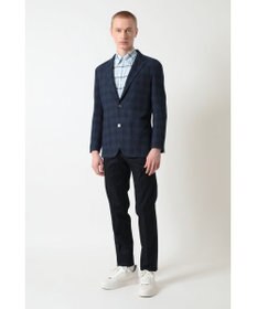 DAKS グレンチェック ジャージージャケット