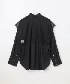 GRACE CONTINENTAL レイヤード刺繍シャツブラウス