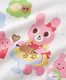 MIKI HOUSE HOT BISCUITS 【80-120cm】 キャビット×お菓子シリーズ 天竺素材半袖Tシャツ
