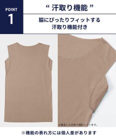 WACOAL MEN 【オーガニック綿混インナー】多機能を着る。綿の贅沢オーガニック 汗取り機能つき ノースリーブ GL5211 /ブロス バイ ワコールメン