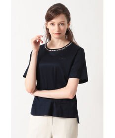 DAKS ミニハウスチェック襟 Tシャツ