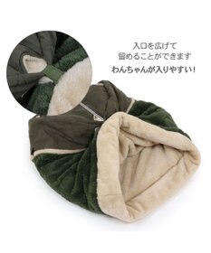 PET PARADISE ペットパラダイス 遠赤外線 寝袋  筒型《オニオン柄》 M