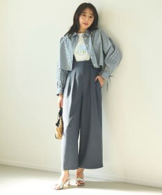 Feroux フラワーフォトプリント Tシャツ