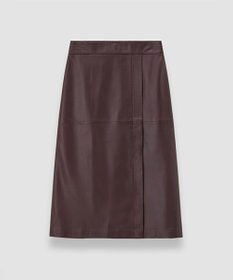 JOSEPH ナッパレザーセーヴル　スカート　