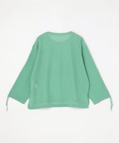 ANY シアーシャーリングスリーブニット